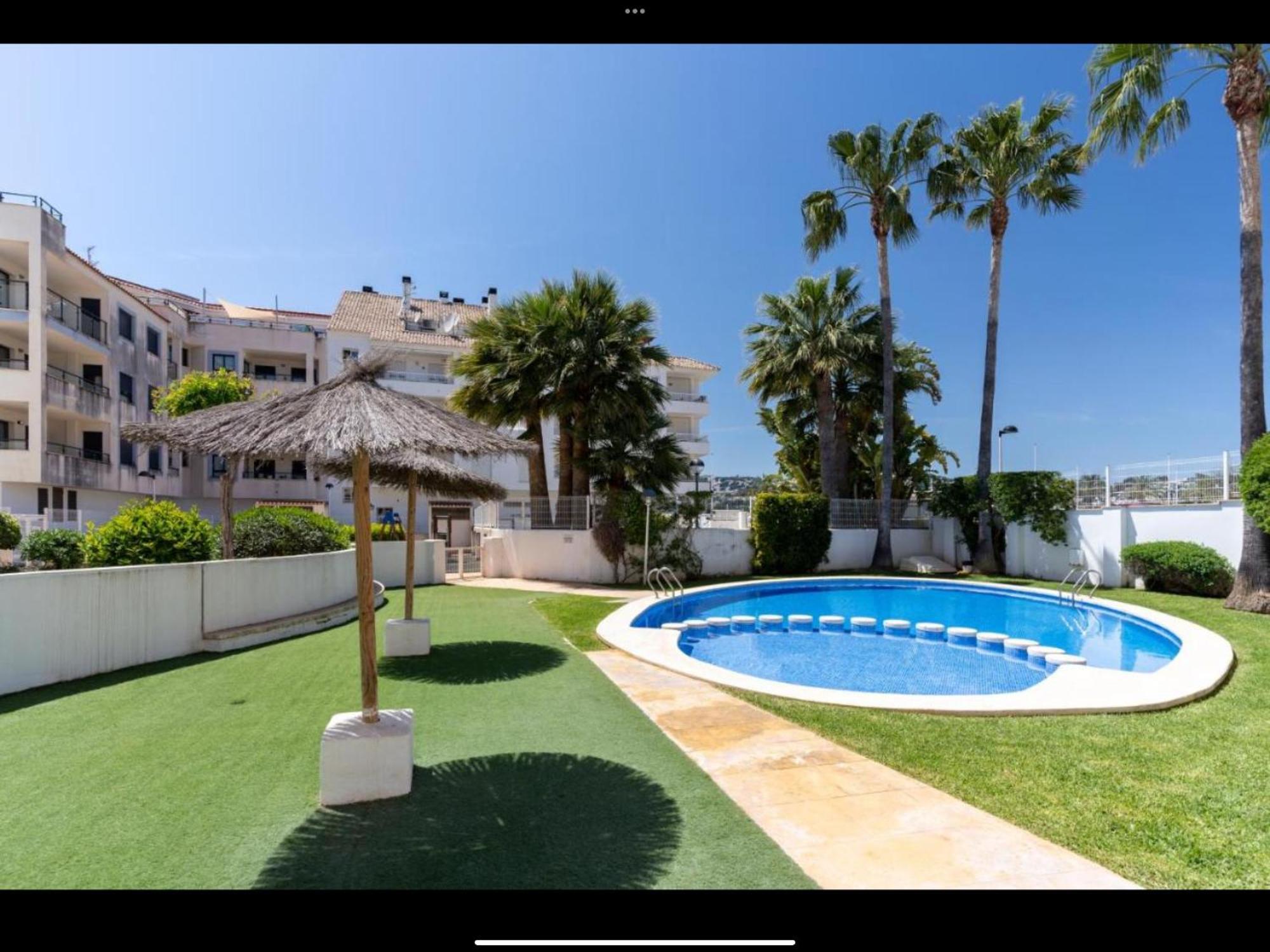 Stadscentrum Moraira Appartement El Sol De Moraira Met Zwembad Eksteriør billede